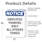 Signmission Employee Parking Only All Others Towed OSHA Notice Sign, Vinyl Decal, 12in W x 18in L, 2PK OS-2PACK-NS-D-1218-V-11957 - alternate 3